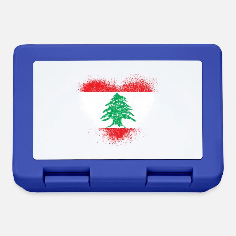 Liban - Boîte à goûter - bleu royal