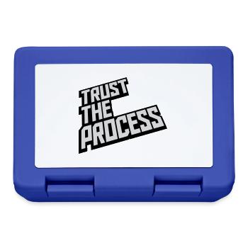 trust the process Quote - Lunchbox - royal blue - Front
