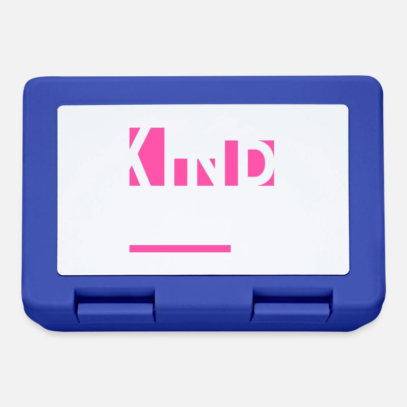 Be Kind - Lunchbox - royal blue