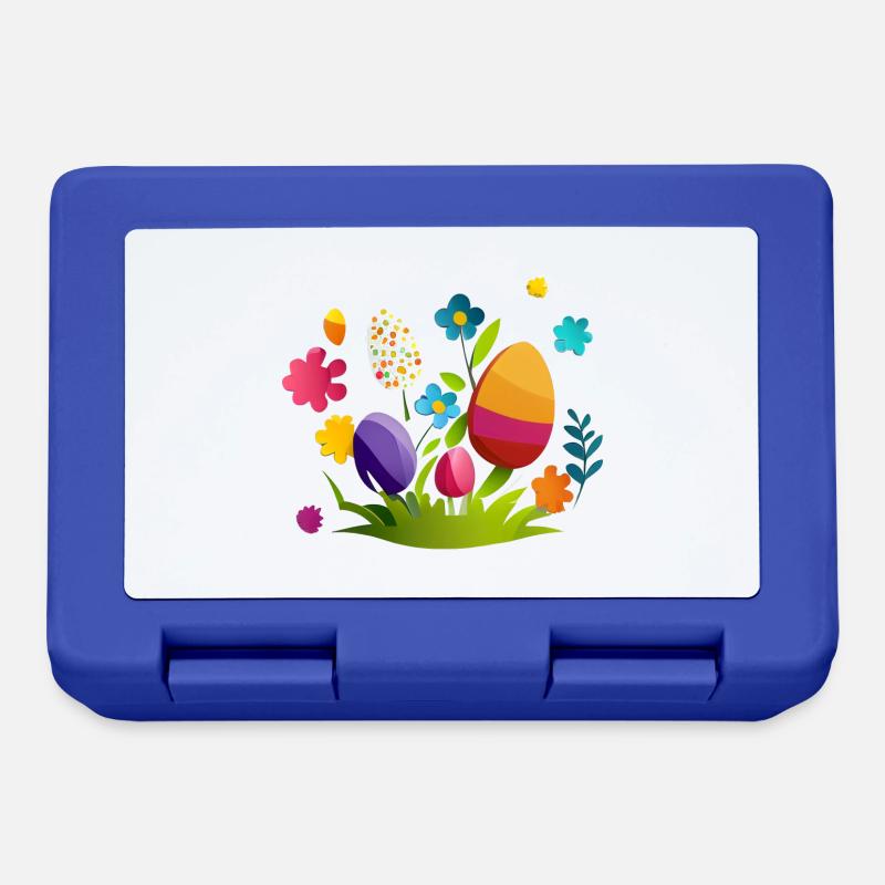 Cute design baby egg for Easter and spring - Lunchbox - royal blue