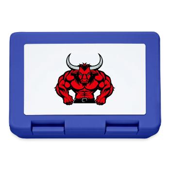 stier tier - Brotdose - Royalblau - Vorne