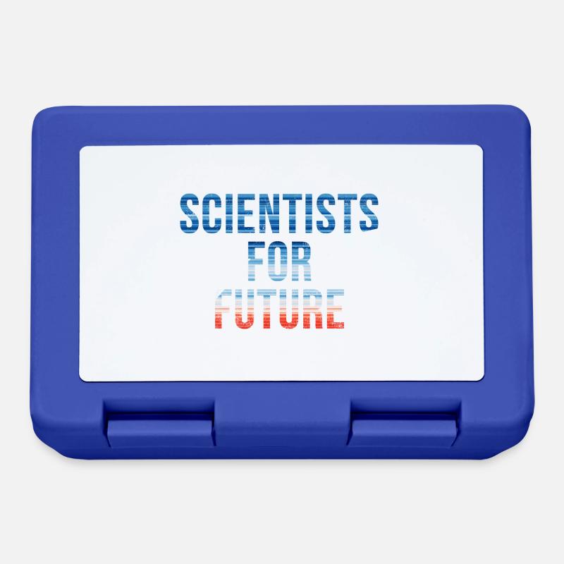 Scientists for Future | Warming Stripes - Brotdose - Royalblau