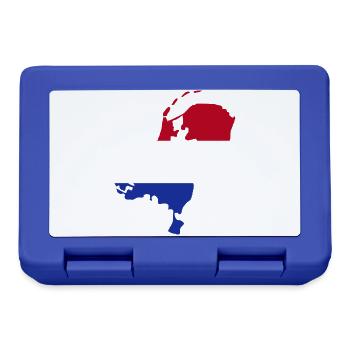 Niederlande - Holland - Brotdose - Royalblau - Vorne
