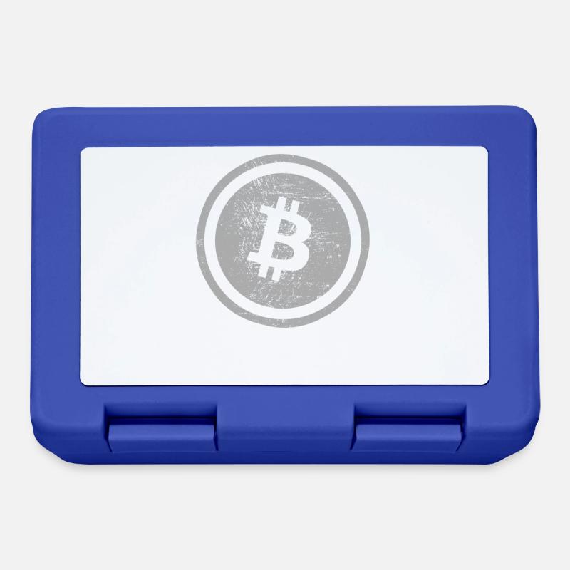 Bitcoin - Boîte à goûter - bleu royal