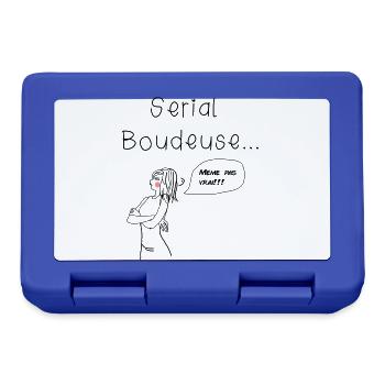 La boudeuse - Boîte à goûter - bleu royal - Devant