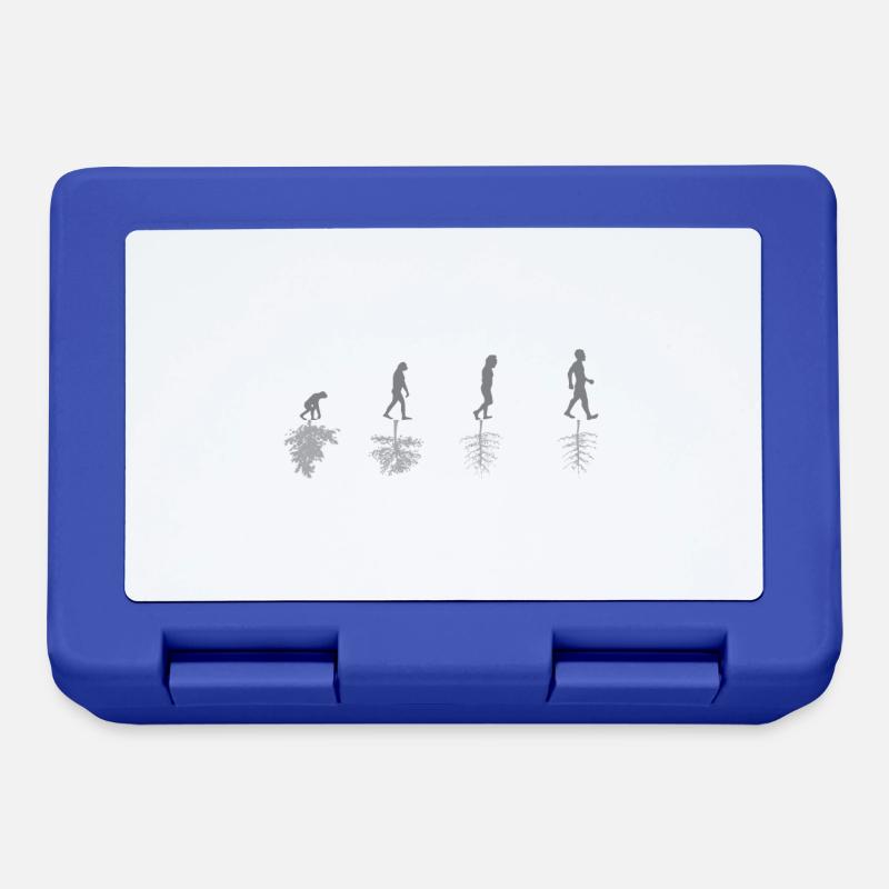 Evolution - Environnement - sarcasme - Nature - Cadeau - Boîte à goûter - bleu royal