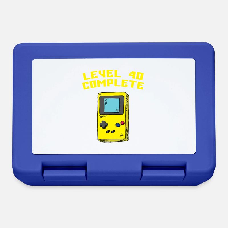 Level 40 Complete - Lunchbox - royal blue