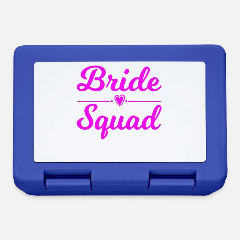 Bride Squad Team Bride - Lunchbox - royal blue