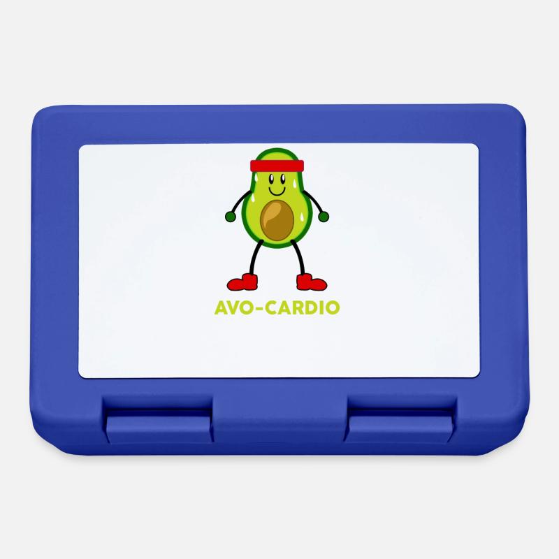 Avo Cardio Training Funny graphiques - Boîte à goûter - bleu royal