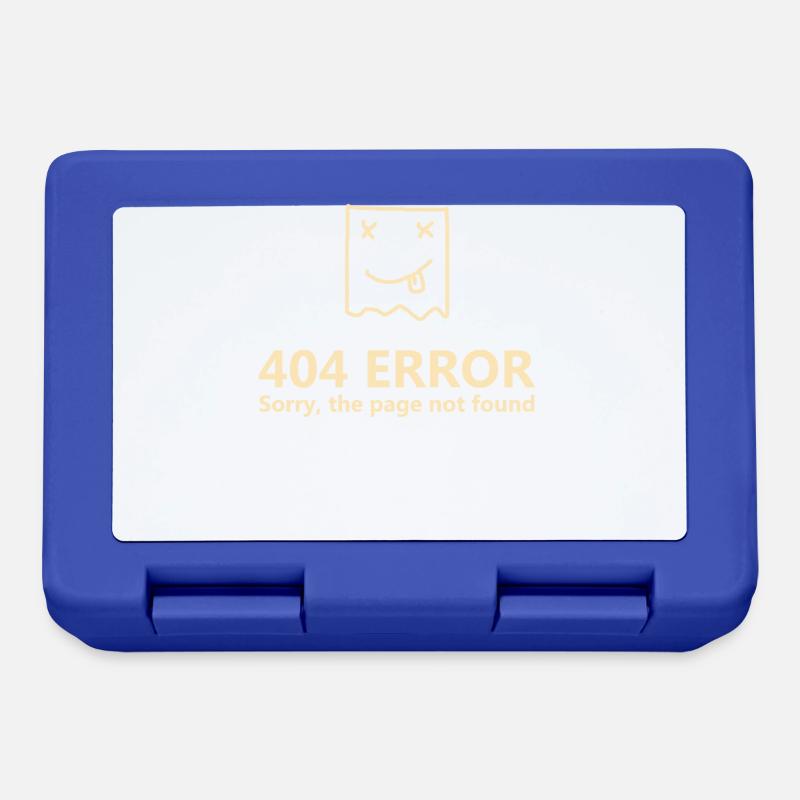 404 Error - Brotdose - Royalblau