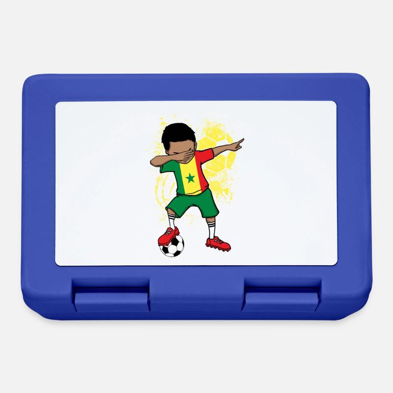 Coupe du monde de l'équipe nationale du Sénégal - Boîte à goûter - bleu royal