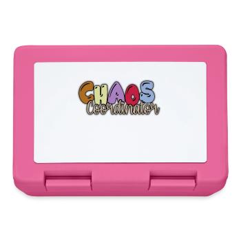 Kindergarten Chaos Koordinator - Brotdose - Pink - Vorne