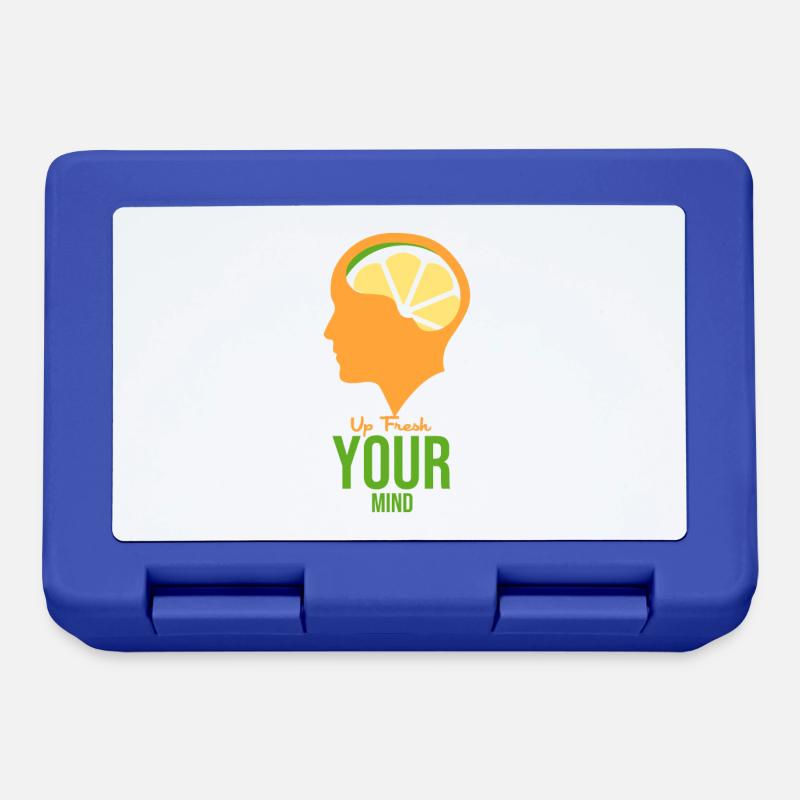 Fresh your mind - Brotdose - Royalblau