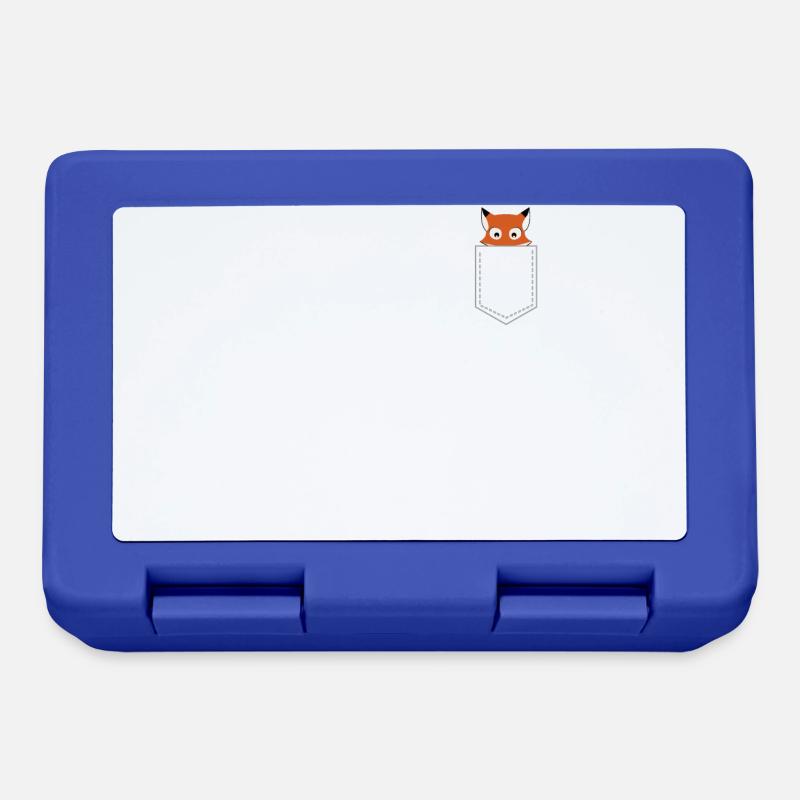 Fuchs Pocket - Brotdose - Royalblau