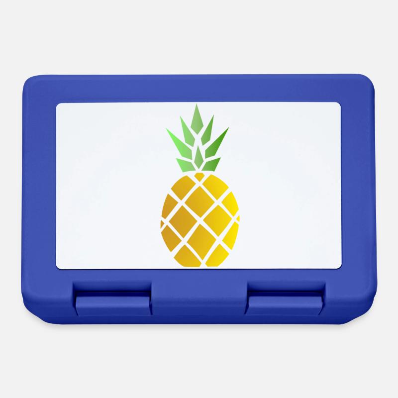 Ananas - Brotdose - Royalblau