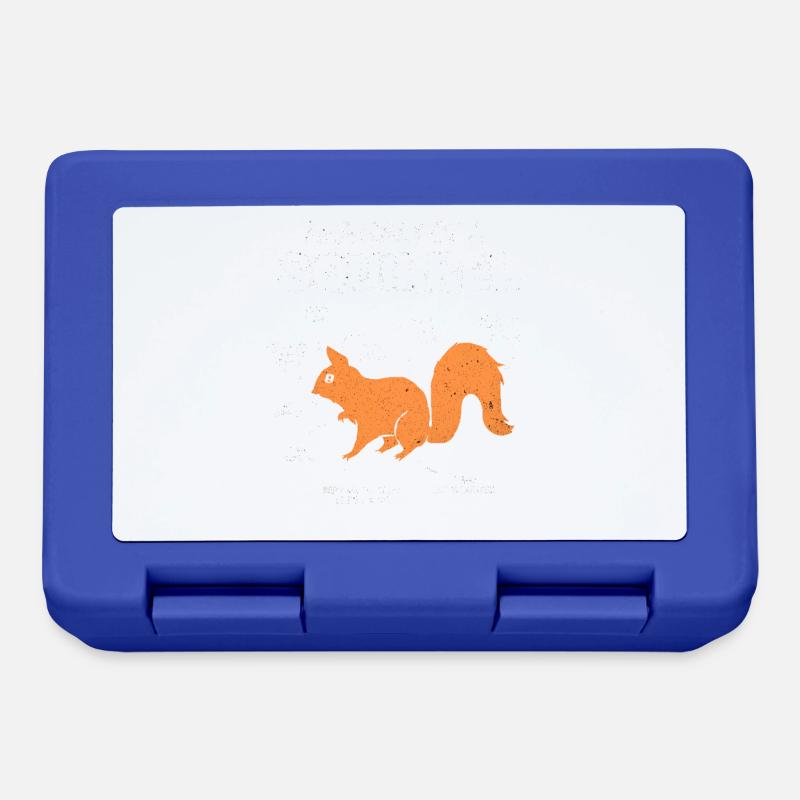 Squirrel - Lunchbox - royal blue