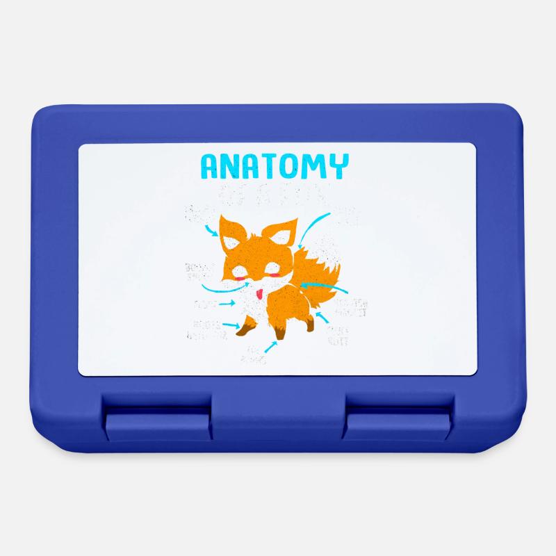 Fox - Lunchbox - royal blue