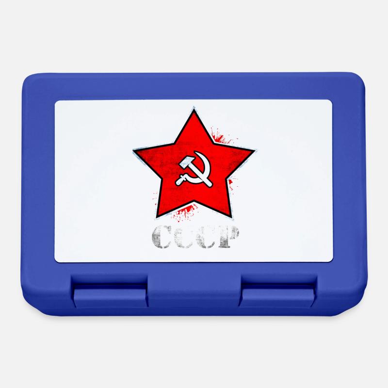Communisme Lénine Marx Lutte des classes social - Boîte à goûter - bleu royal