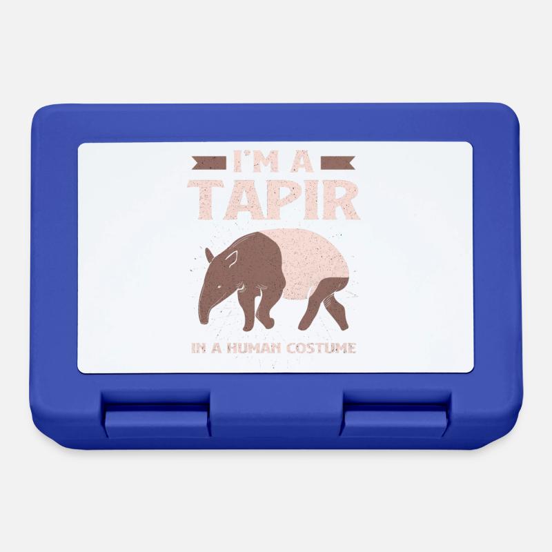 Tapir - Boîte à goûter - bleu royal
