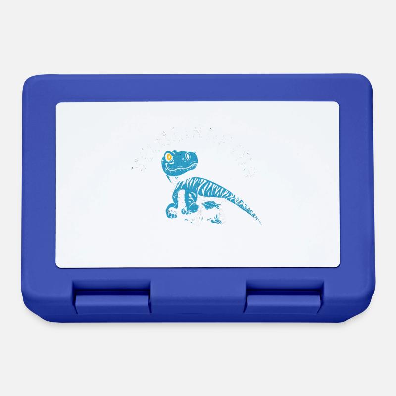 Velociraptor - Brotdose - Royalblau