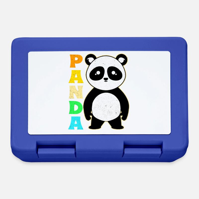 Panda - Boîte à goûter - bleu royal