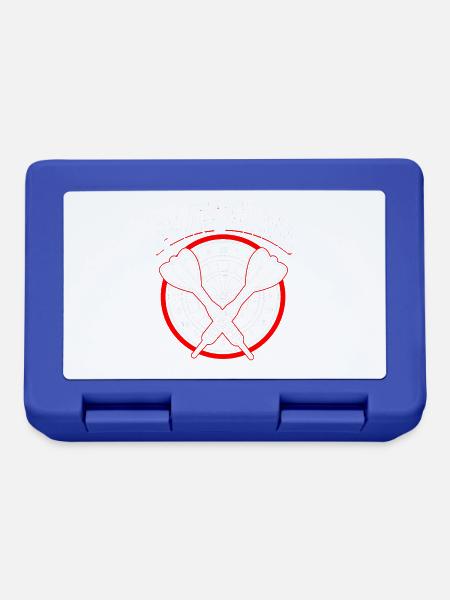 Dart Team Dartboard Dartpfeil Bullseye Dartverein - Brotdose - Royalblau