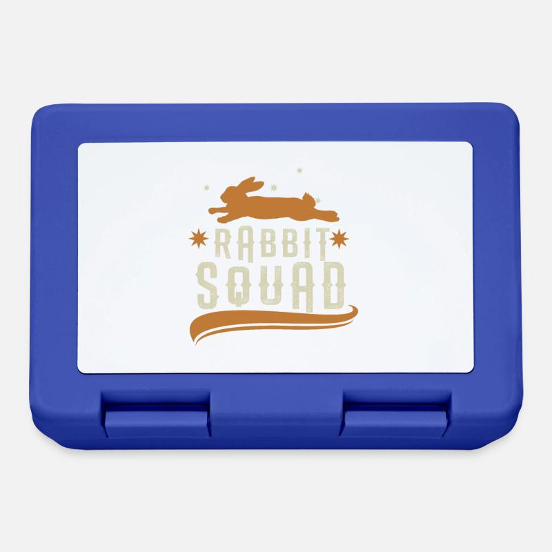 Rabbit Squad Groupe lapins - Boîte à goûter - bleu royal