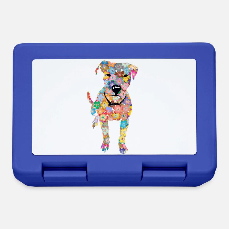 Dog, pit bull, pit bull, pit bull tee, pitbull - Brotdose - Royalblau