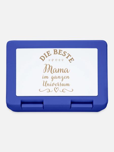 Beste Mama Muttertag - Brotdose - Royalblau