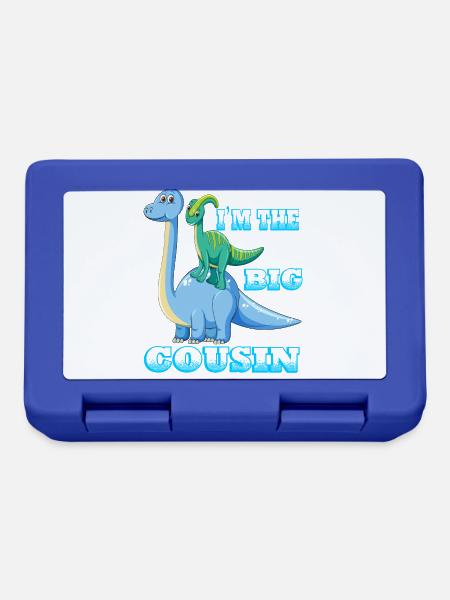 Ich bin das große Cousin-Geschenk - Brotdose - Royalblau