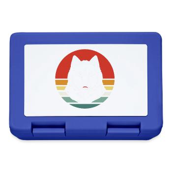 Malamute sled dog - Lunchbox - royal blue - Front