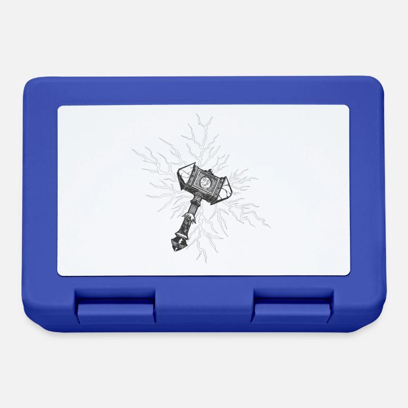 Marteau Viking Valhalla Viking Marteau Thor Odin - Boîte à goûter - bleu royal