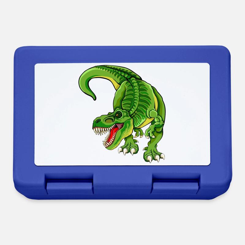 Rex - T Rex - Dinosaurier - Brotdose - Royalblau