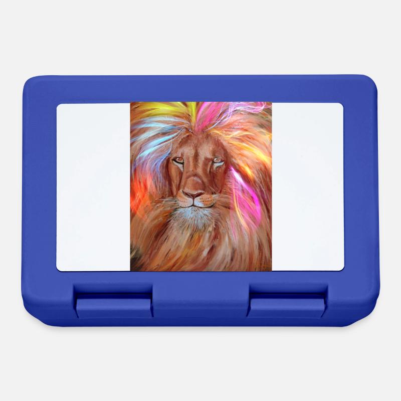 Lion Rose - Boîte à goûter - bleu royal