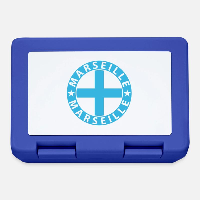Marseille - Boîte à goûter - bleu royal