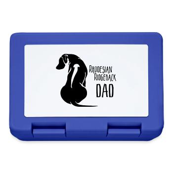 Rhodesian Ridgeback Dad - Brotdose - Royalblau - Vorne