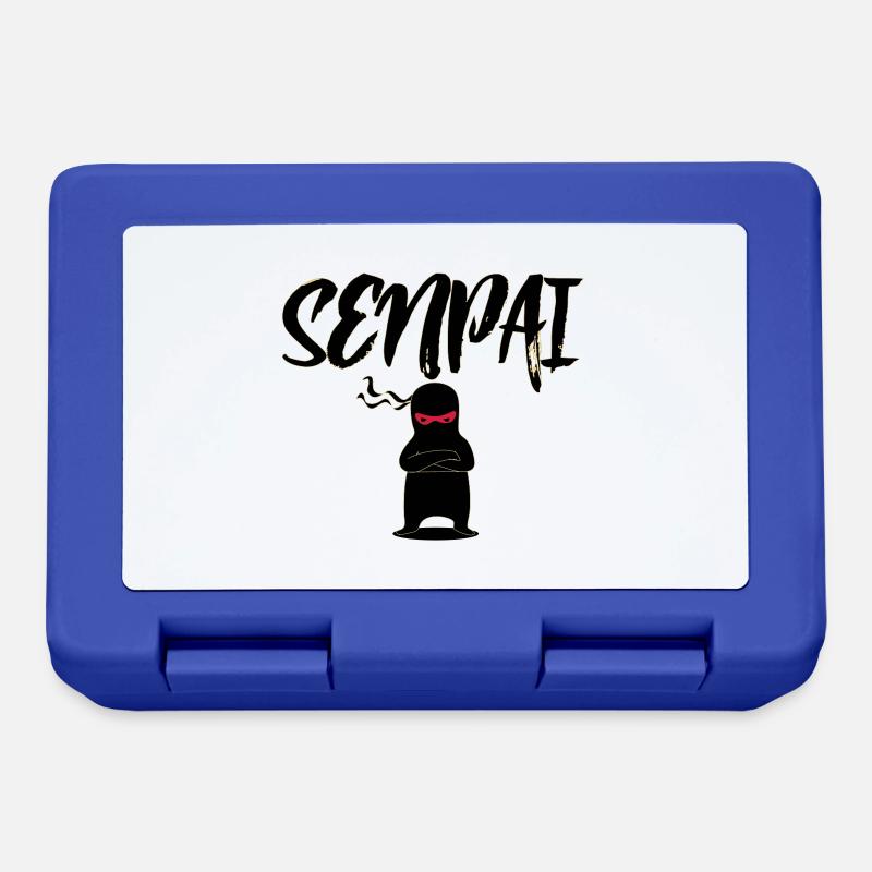 senpai - Boîte à goûter - bleu royal