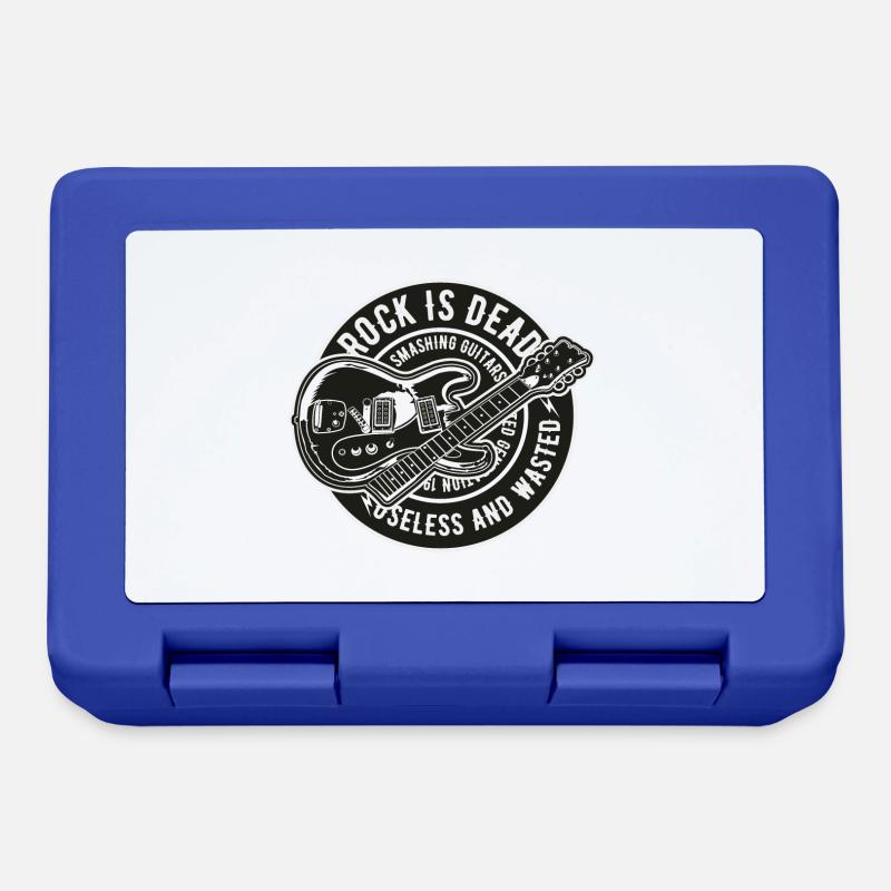 Rock Is Dead - Lunchbox - royal blue