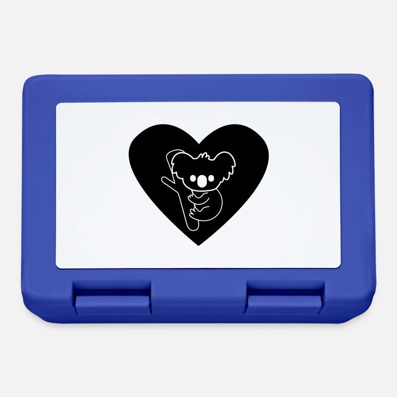 Koala Love - Lunchbox - royal blue
