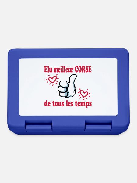 Elu meilleur corse de tous les temps - Boîte à goûter - bleu royal