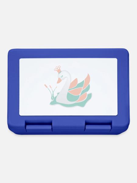 schwan_baby_pastell - Brotdose - Royalblau