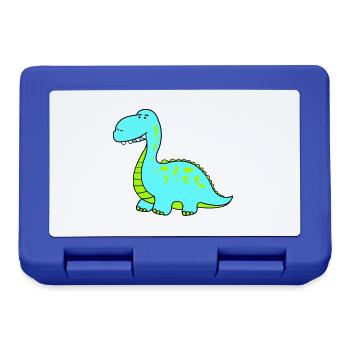 dino - Brotdose - Royalblau - Vorne