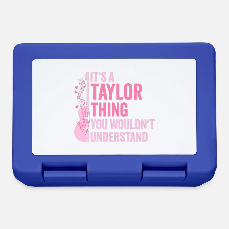 taylor thing 1 haha omg i hate the - Lunchbox - royal blue