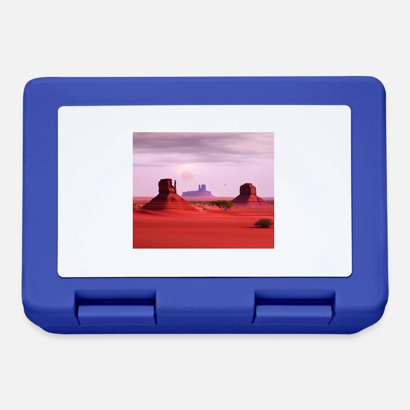 Monument Valley - Boîte à goûter - bleu royal