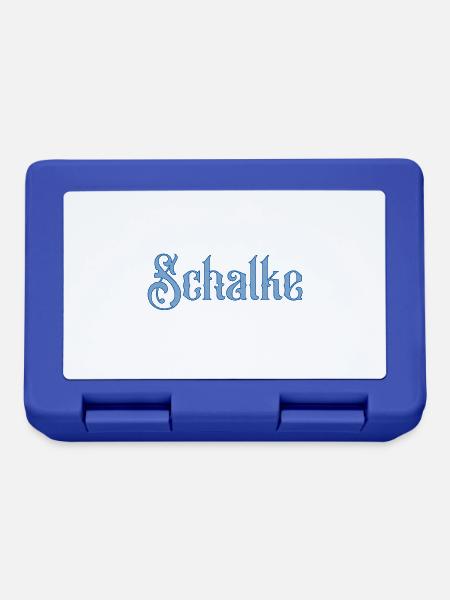 Schalke - Brotdose - Royalblau