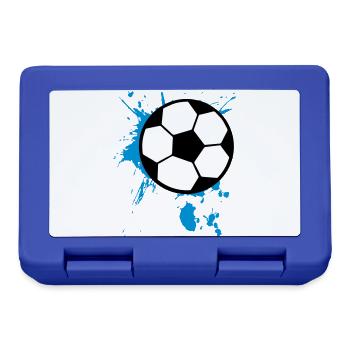 Fußball Splash 3c - Brotdose - Royalblau - Vorne
