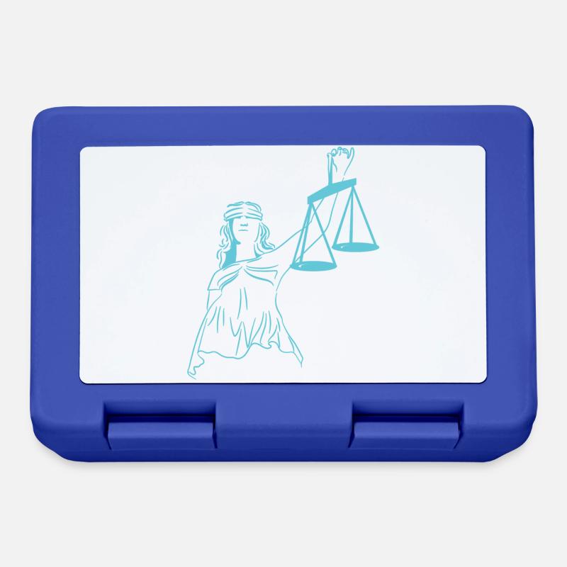 Justitia - Boîte à goûter - bleu royal