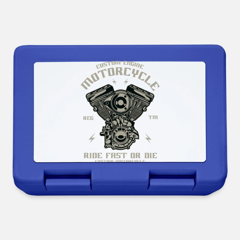 Custom Engine - Brotdose - Royalblau