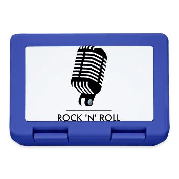 Old School Mic - Rock 'n' Roll - Lunchbox - royal blue - Front