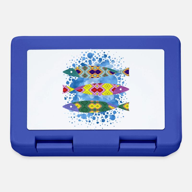 Fisch - Brotdose - Royalblau